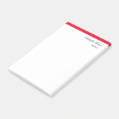 Post-it® Professionnel Simple Immobilier simple Rouge Blanc (Incliné)