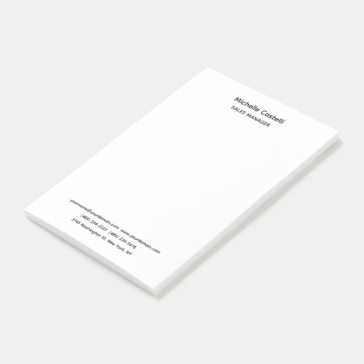 Post-it® Professionnel Unique Classique Simple (Incliné)