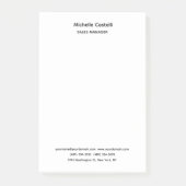 Post-it® Professionnel Unique Classique Simple (Devant)