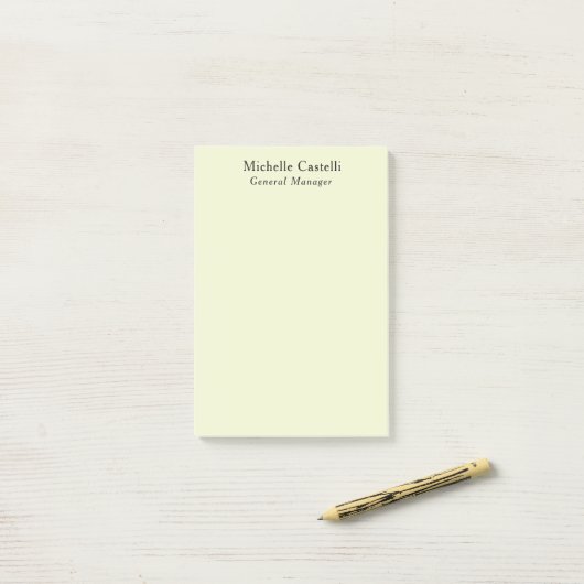 Post-it® Professionnel Unique Classique Simple (Sur un bureau)