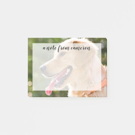 Post-it® Profil d'extraction d'or avec une langue sortie (Devant)