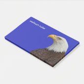 Post-it® Profil étonnant d'un aigle à tête blanche adulte (Incliné)