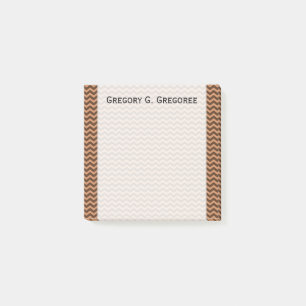 Post-it® Profil onduleux rustique de brun brun clair et