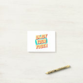 Post-it® Profitez de votre jeunesse classique (Sur un bureau)
