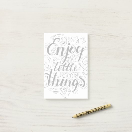 Post-it® Profitez des petites choses 1 (Sur un bureau)