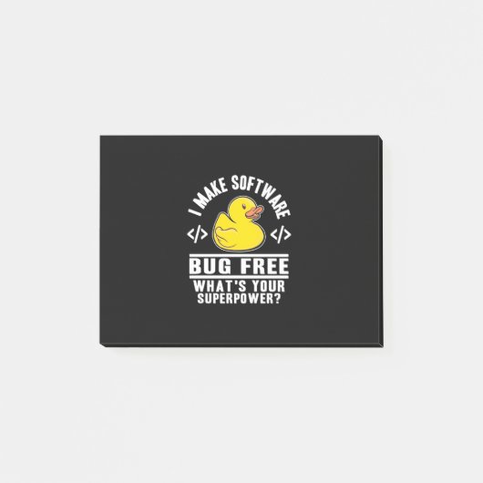 Post-it® Programmer rendre le logiciel sans bogue (Devant)