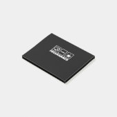 Post-it® Programmeur Écrire Code Et Boire Café (Incliné)