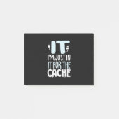 Post-it® Programmeur juste dans l'informatique pour le cach (Devant)