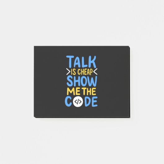 Post-it® Programmeur Me Montre Le Code (Devant)