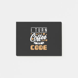 Post-it® Programmeur Transformez Le Café En Code