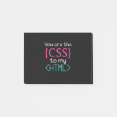 Post-it® Programmeur Vous Êtes Css À Mon Html (Devant)