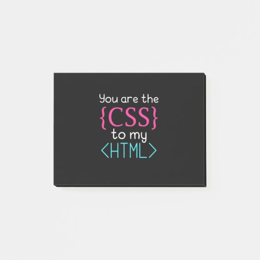 Post-it® Programmeur Vous Êtes Css À Mon Html (Devant)