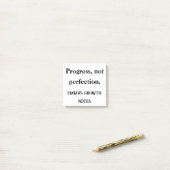 Post-it® Progression non perfection - Mise à niveau du pavé (Sur un bureau)