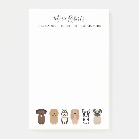 Post-it® Promenade De Chien, Assis Pour Animaux, Embarqueme (Devant)