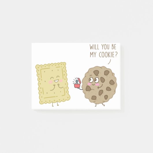 Post-it® Proposition de biscuits - Me marie-tu ? (Devant)