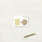 Post-it® Proposition de biscuits - Me marie-tu ? (Sur un bureau)