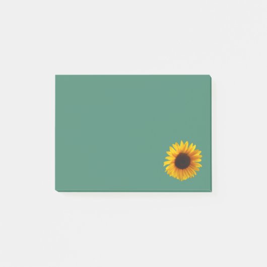 Post-it® Protection de notes de post-it de tournesol (or) (Devant)