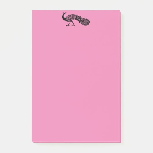 Post-it® Protection de notes fière de post-it de paon (Devant)