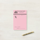 Post-it® Protection de prescription de pratique en matière (Sur un bureau)