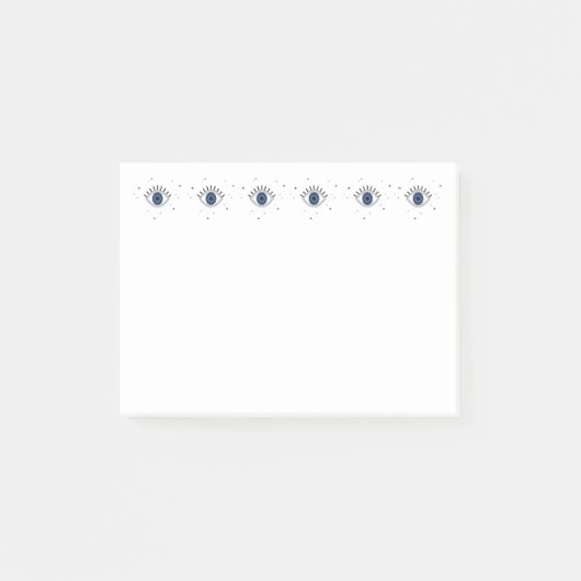Post-it® Protection des yeux bleus contre le mauvais oeil (Devant)