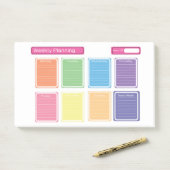 Post-it® Protection hebdomadaire multicolore de (Sur un bureau)