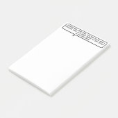 Post-it® Protection positive de post-it (Incliné)