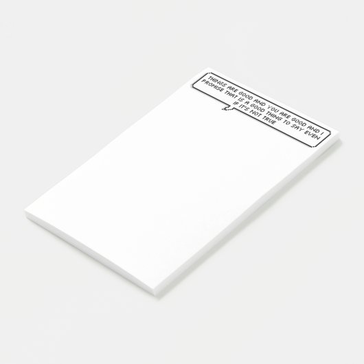 Post-it® Protection positive de post-it (Incliné)