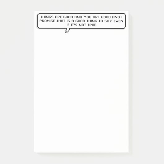 Post-it® Protection positive de post-it (Devant)