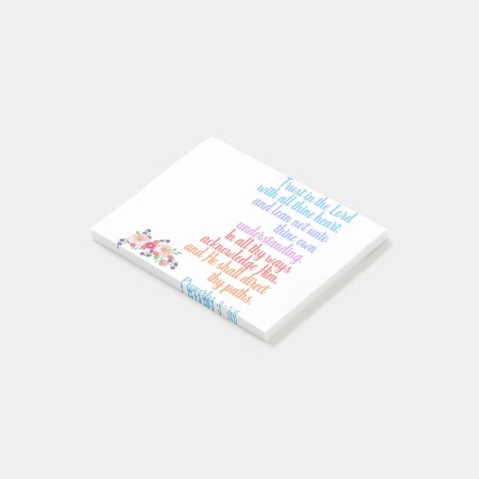 Post-it® Proverbes Bible Verse (Incliné)