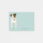 Post-it® PRT JRT chien avec mignon inclinaison de la tête P (Devant)