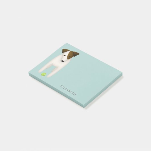 Post-it® PRT JRT chien avec mignon inclinaison de la tête P (Incliné)