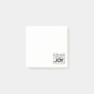 Post-it® Psaume 126:5 Typographie des Écritures – Récolter