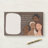 Post-it® Psaume 91, TPT Femmes noires Grande prière (Sur un bureau)