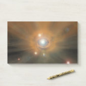 Post-it® Pseudo-Andromeda Nebula Post-in Note (Sur un bureau)