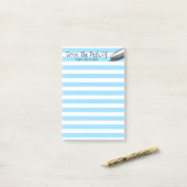 Post-it® Pseudonyme de bureau de professeurs rayé (Sur un bureau)