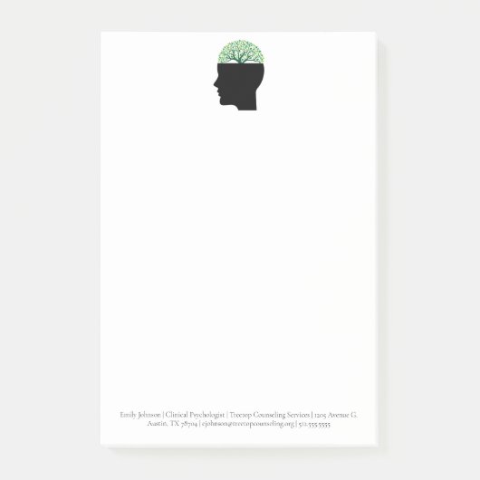 Post-it® Psychologie Office Arbre Moderne Conseiller Person (Devant)