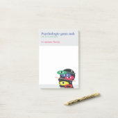 Post-it® Psychologue notes autocollantes (Sur un bureau)