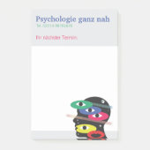 Post-it® Psychologue notes autocollantes (Devant)