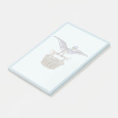 Post-it® Pteranodon Portant Un Panier (Incliné)