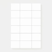 Post-it® Publier des notes avec des lignes pour organiser v (Devant)