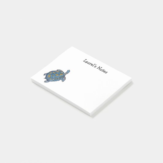 Post-it® Publier des notes avec tortue du désert (Incliné)
