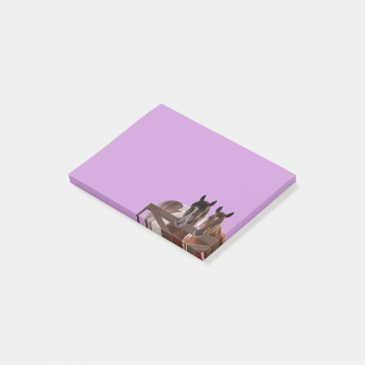 Post-it® Publier des notes sur les chevaux (Incliné)
