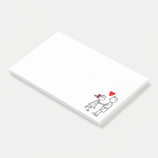 Post-it® Publier en couple Notes Amour (Incliné)