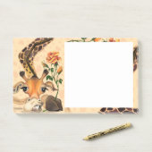 Post-it® Publier Funny Notes avec une Giraffe romantique (Sur un bureau)