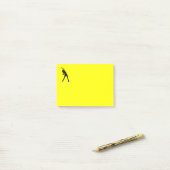 Post-it® Publier la note avec la dame étirée (Sur un bureau)