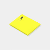 Post-it® Publier la note avec la dame étirée (Incliné)