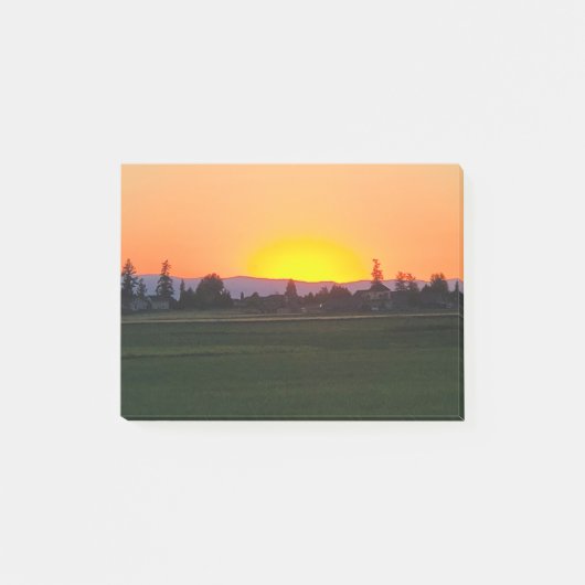 Post-it® Publier le coucher du soleil It Note Pad (Devant)