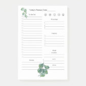 Post-it® Publier Notes 4"x6" Buts quotidiens, Planification (Devant)