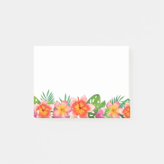 Post-it® Publier Notes-Fleurs tropicales (Devant)