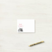 Post-it® Publier ses notes - Chat amusant (Sur un bureau)